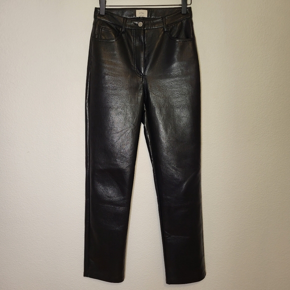Aritzia Pants - Aritzia Wilfred Melina Faux Leather Pant size 2
